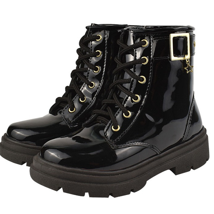 Bota Coturno Infantil Menina Blogueira Estilosa Confortavel brilho