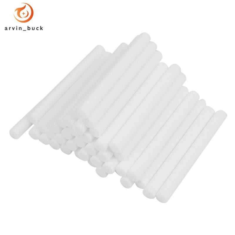 40 Unidades De Filtro De Umidificador De Substituição De Esponja De Algodão Varanda 8 Mm X 8 Cm Para USB Aroma Difusor M