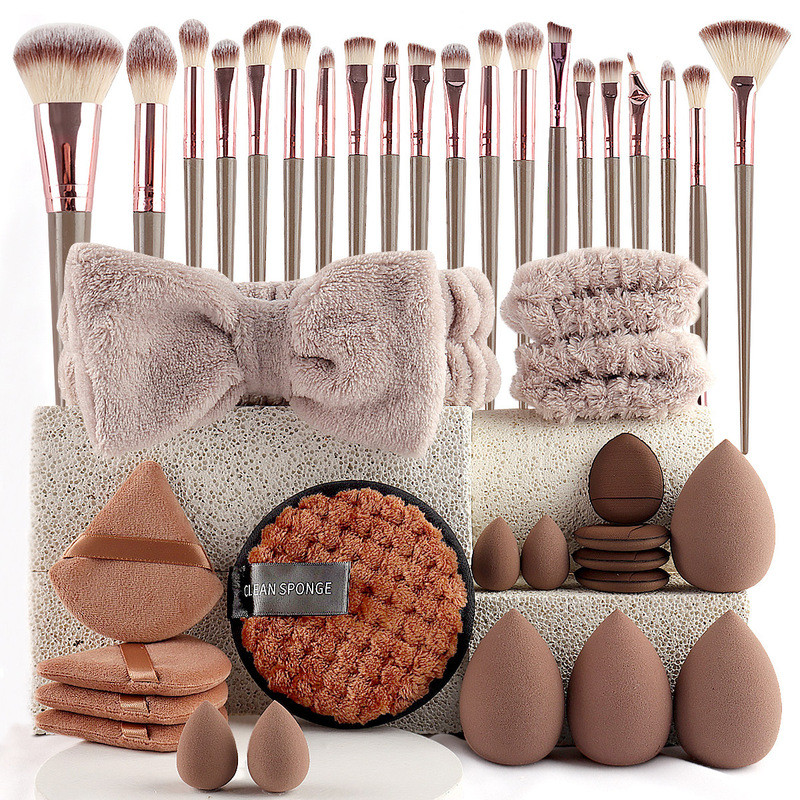 Profissional 20-56 Pçs Pincéis De Maquiagem Conjunto Macio Fundação Sombra Corretivo Mistura Blush Escova Kabuki Ferrame
