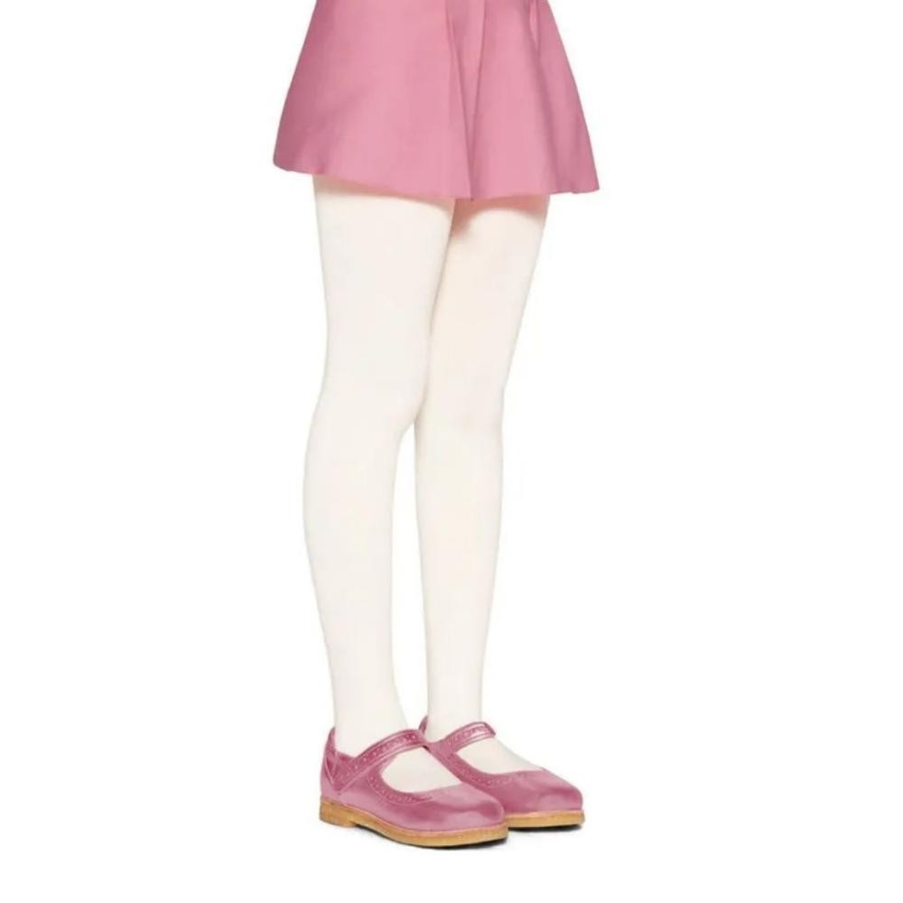 Meia Calça Infantil Fio 80 Microfibra Lisa Lobinha REF.2576-001