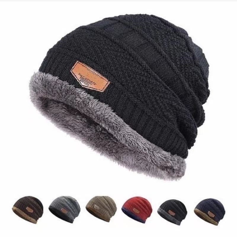 Kit ate 3 Touca de Lã Peluda Masculino Adulto Toucas Frio Inverno Boina Juvenil MANIA