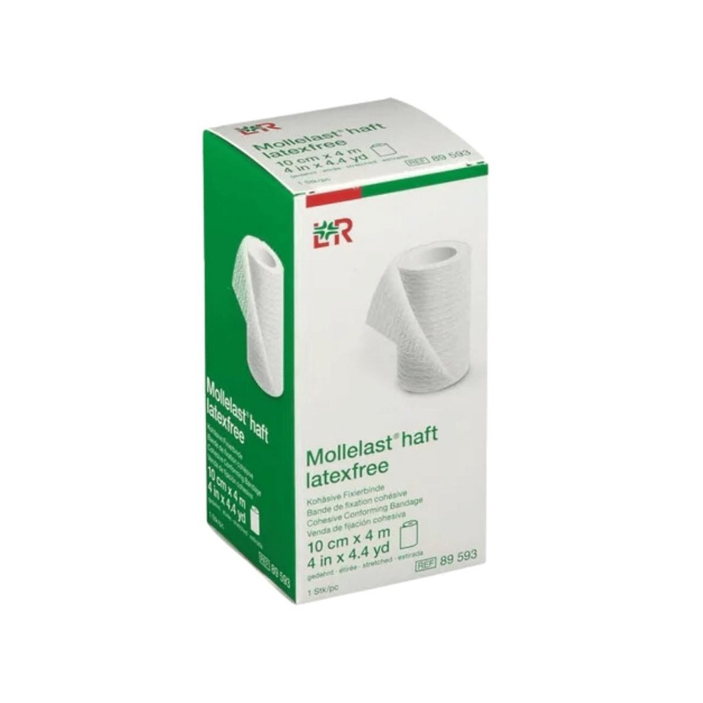 Bandagem Coesiva Mollelast 10cmx4M -Lohmann & Rauscher