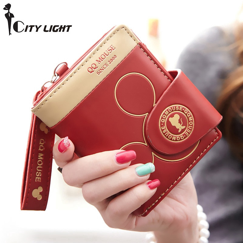 Bolsa de Mão/Carteira Feminina Zíper Porta Moedas e Porta Cartões D6001 JZ