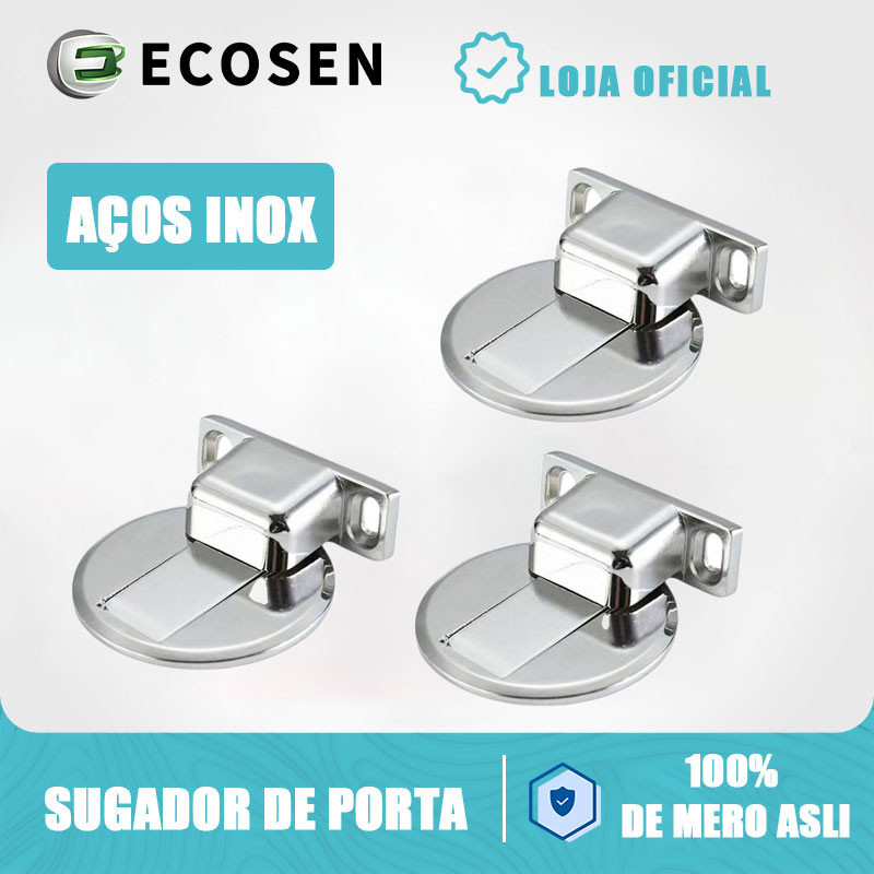 KIT 3/4/5/6  Prendedor Segurador de Porta Peso de Porta Prático Acessórios para portas silenciosas Aço inox