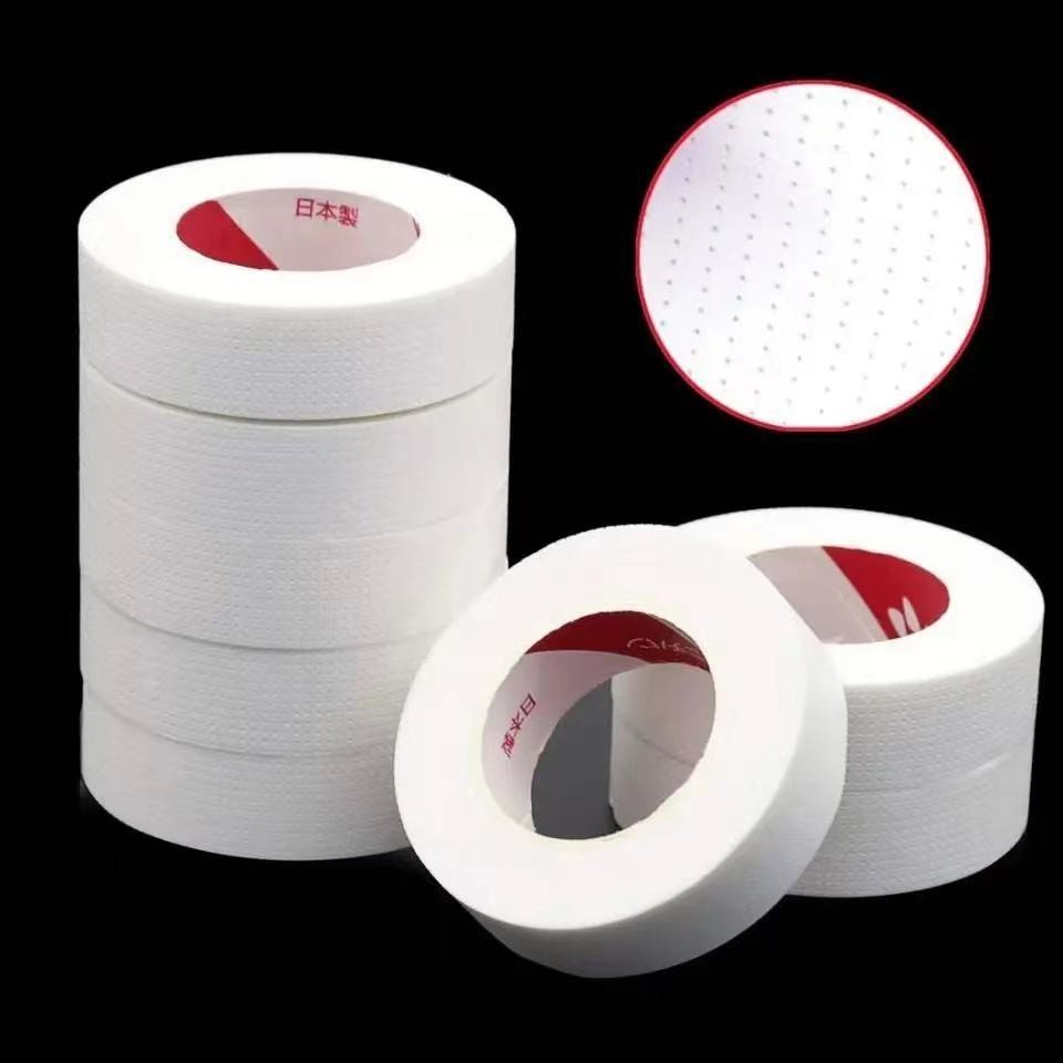 Kit 12 Rolos Fita De Estilo Japonês Enxerto Para Cílios Respirável Lindo Isolante Inferiores Postiços S-16