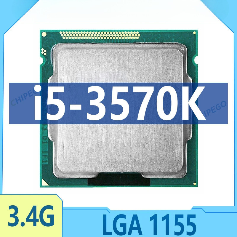 Núcleo i5-3570K i5 3570K 3.4GHz Usado CPU Quad-Core Quad-Thread 6M 77W LGA 1155