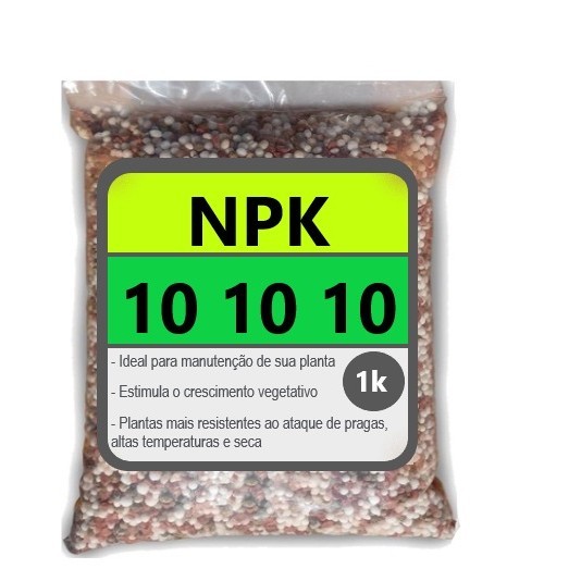 Adubo Fertilizante NPK 101010 - 1k
