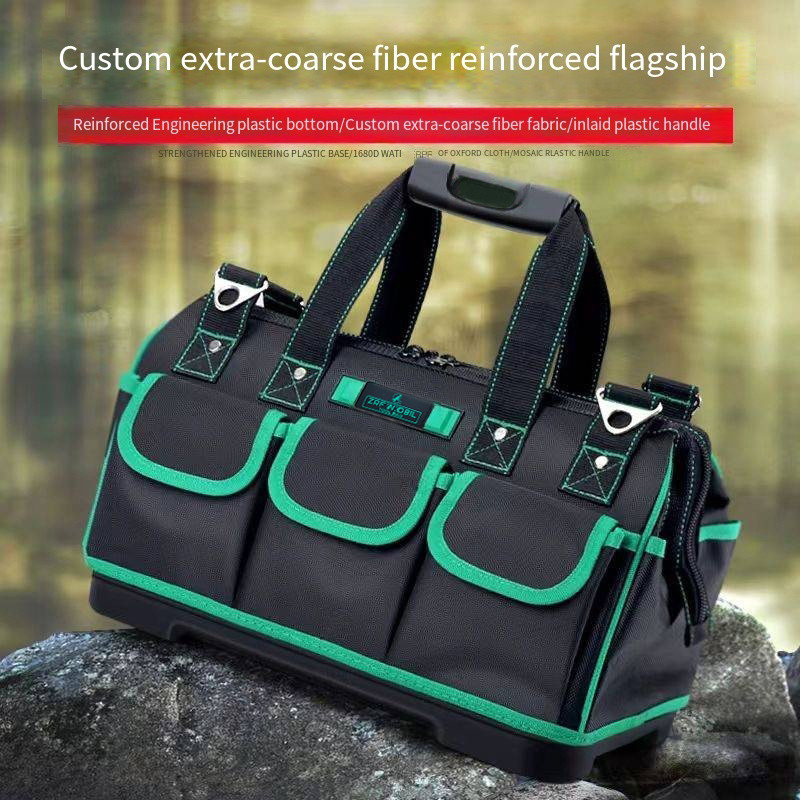 Caixa de Ferramentas Eletricista Forte Durável Lona Engrossa Portátil Multi-funcional Manutenção Woodworking Tool Bolsa