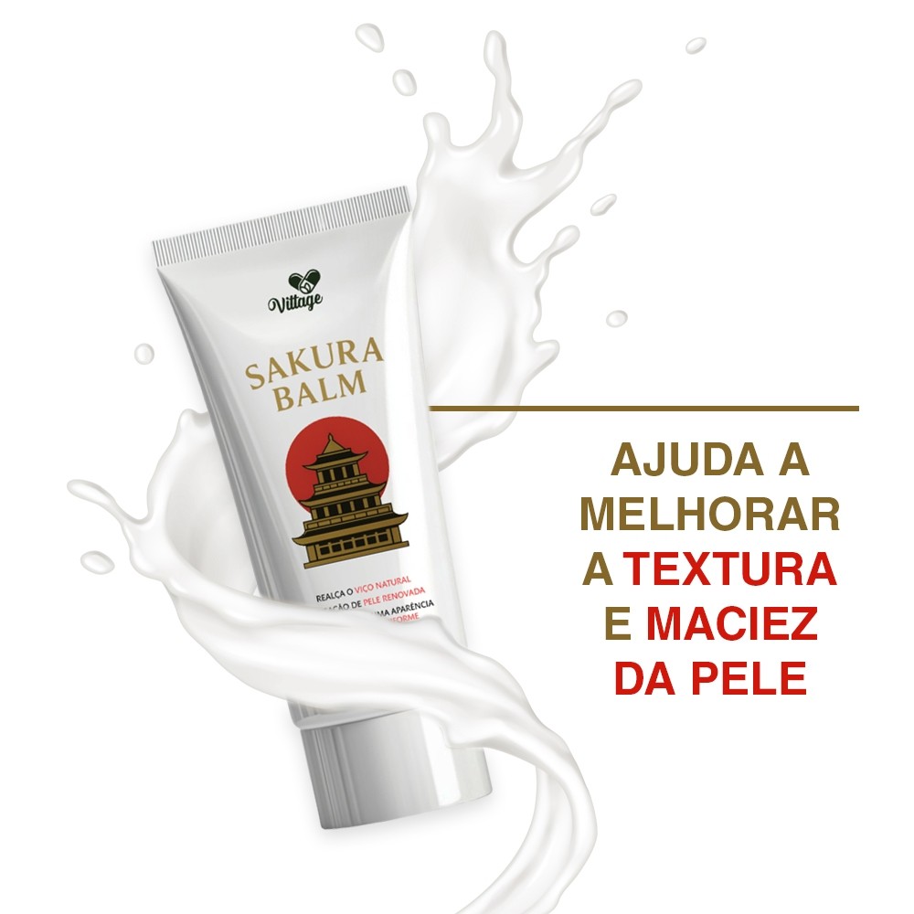 Balm Vittage Sakura | Creme Rejuvenescimento Facial