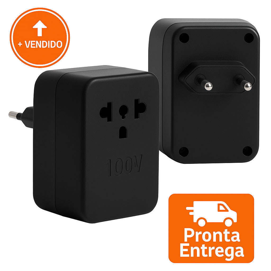 Transformador Conversor de Voltagem 110-220V ou 220-110V 100 Watts LEIA A DESCRIÇÃO