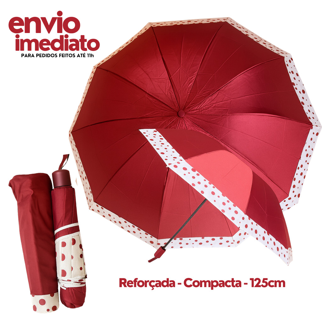 Sombrinha Grande Reforçada Original Cores Diversas SZJ-6363