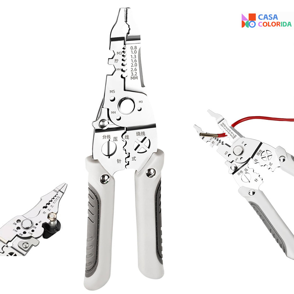 Alicate Multifuncional (Decapador/Crimpador) p/ Torção de Fios