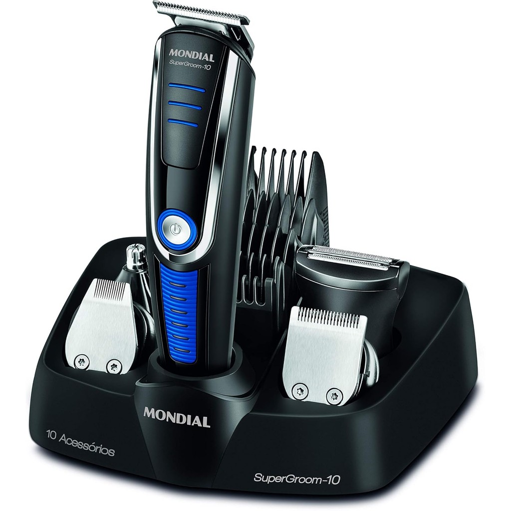 Aparador de Pelos 10 em 1 Mondial Super Groom BG03 - Bivolt - 75810- 01