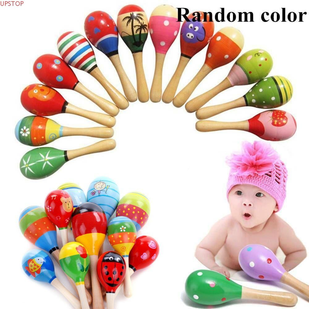 UPSTOP 6/12 Unidades Musicais Infantis Favorecem Chocalhos Maraca Para Educação Infantil