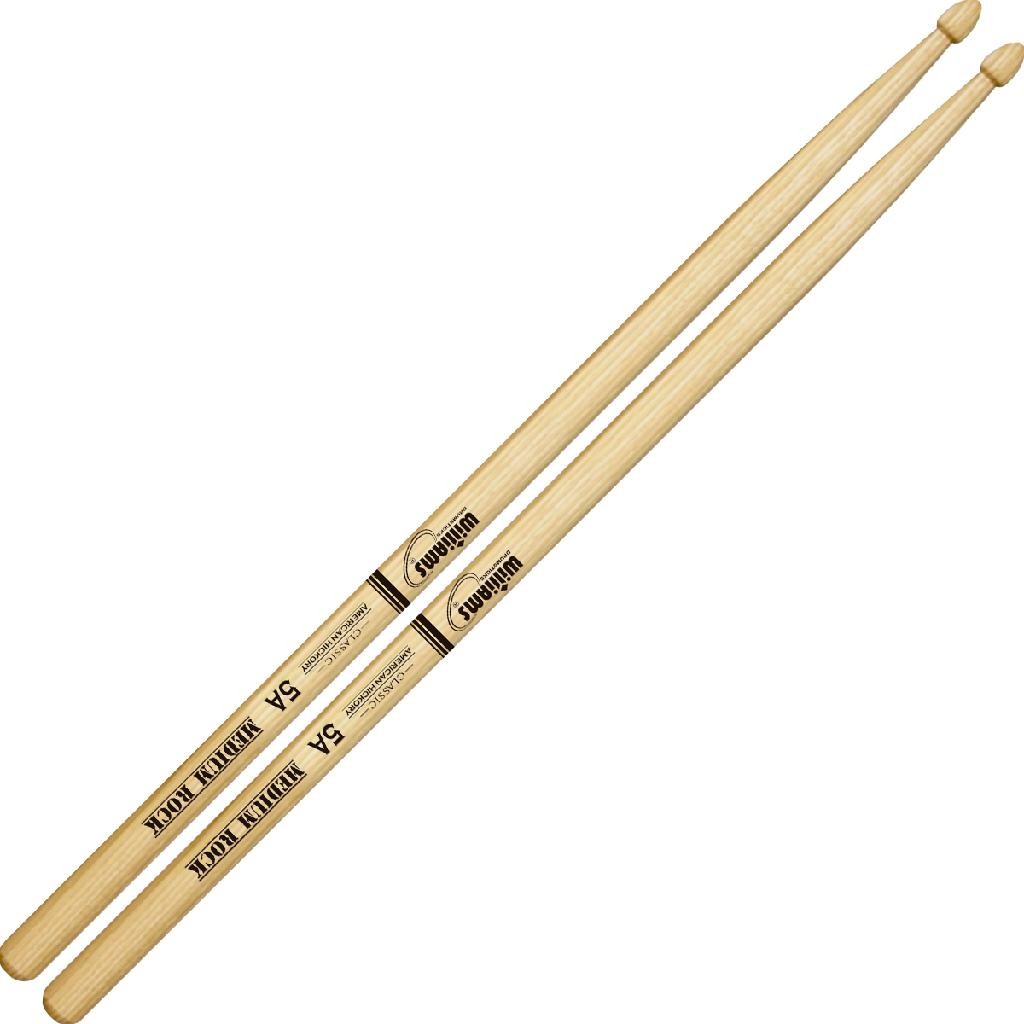 Par de Baquetas Williams Classic 5A American Hickory Madeira
