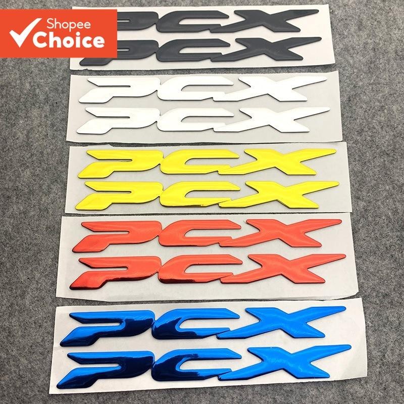 Para HONDA PCX Scooter 3D Emblema Adesivos Decoração De Motocicleta 1 Par