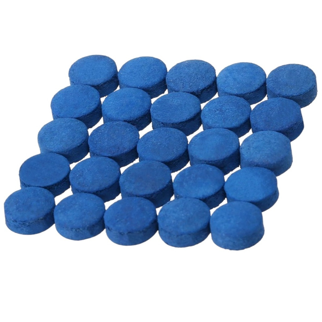 Sola de Couro Azul 10 mm para Taco de Bilhar Sinuca Snooker Profissional KIT