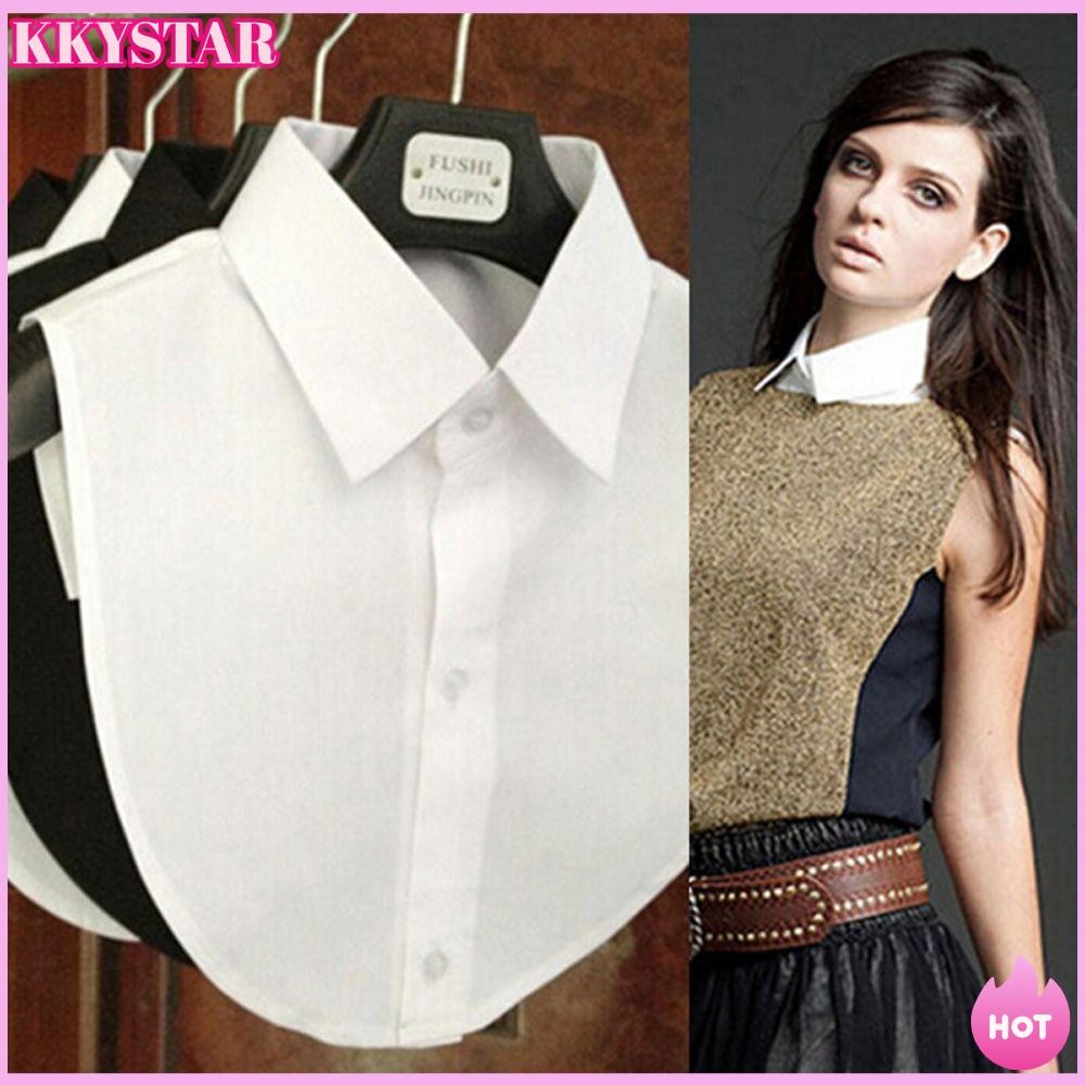 Blusa De Gola Falsa Feminina Acessórios De Roupas Da Moda KKXYSTAR