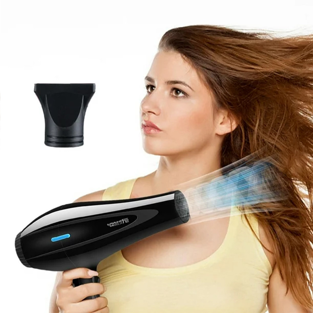 Secador de cabelo profissional - potente e rápido, anti-frizz, cabelos saudáveis