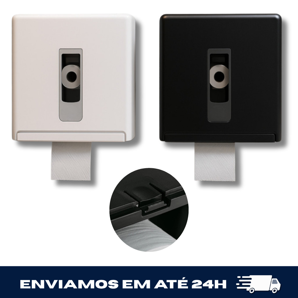 Dispenser Papel Higiênico Nobre Street – Econômico, resistente, compacto, fácil instalação, sustentável