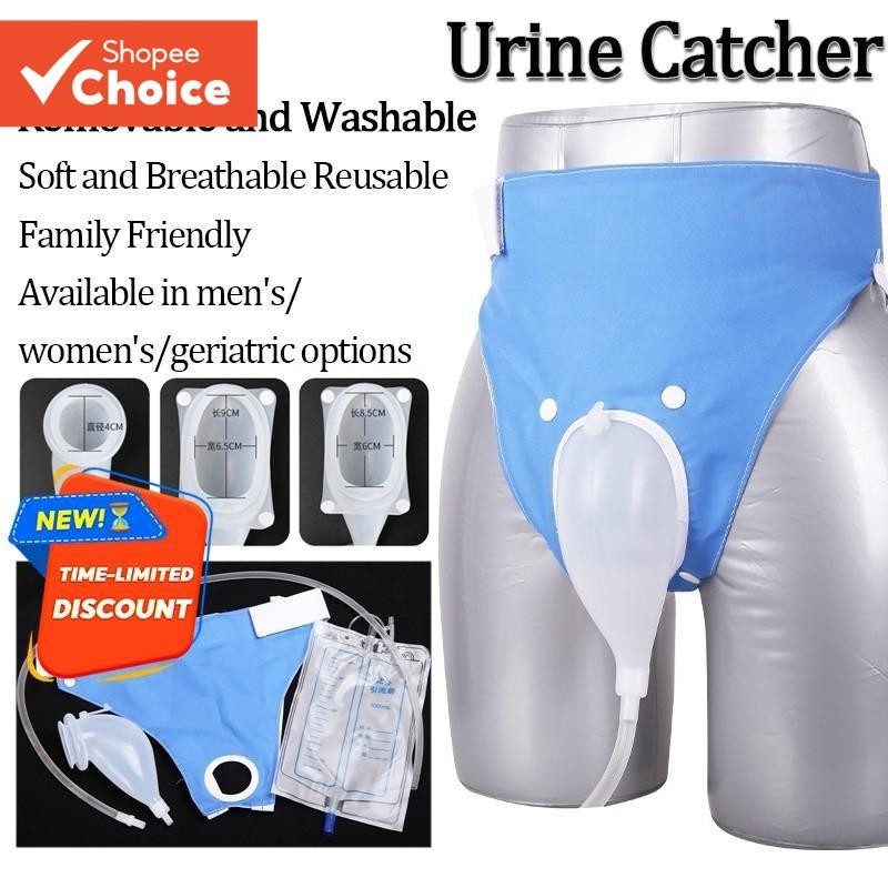 Calcinha Para Incontinência Com Bolsa Coleta De Urina , Solução Hermética De Drenagem Uso Acamado , Conforto , Higiene ,