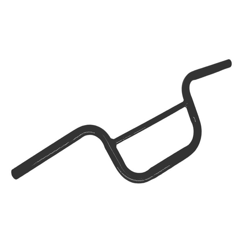 Guidão Modelo Moto CG Titan Aço Reforçado Para Bicicleta Bike Estilo Esportivo Alta Resistência