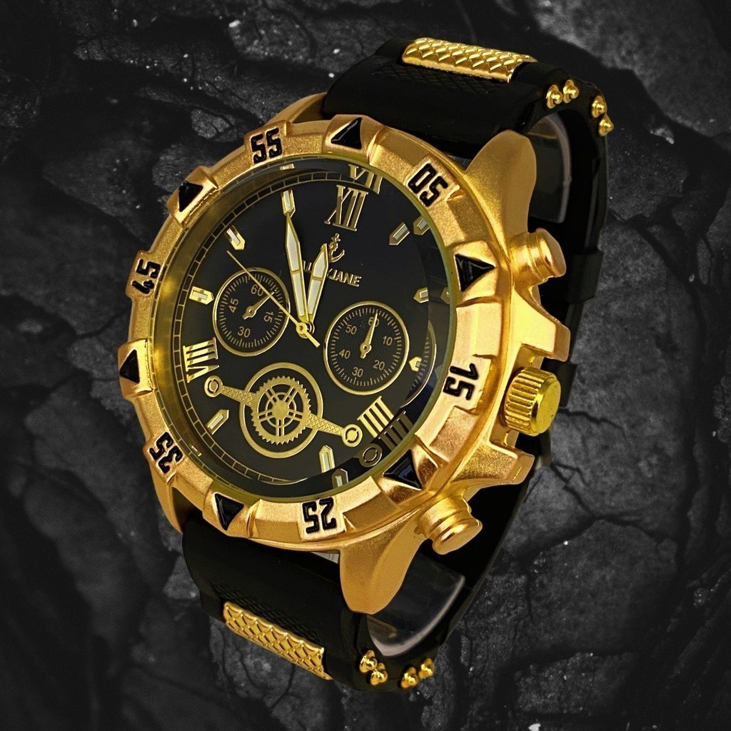 Relógio Masculino a Prova d água De Luxo Moda Original Pulseira De Silicone