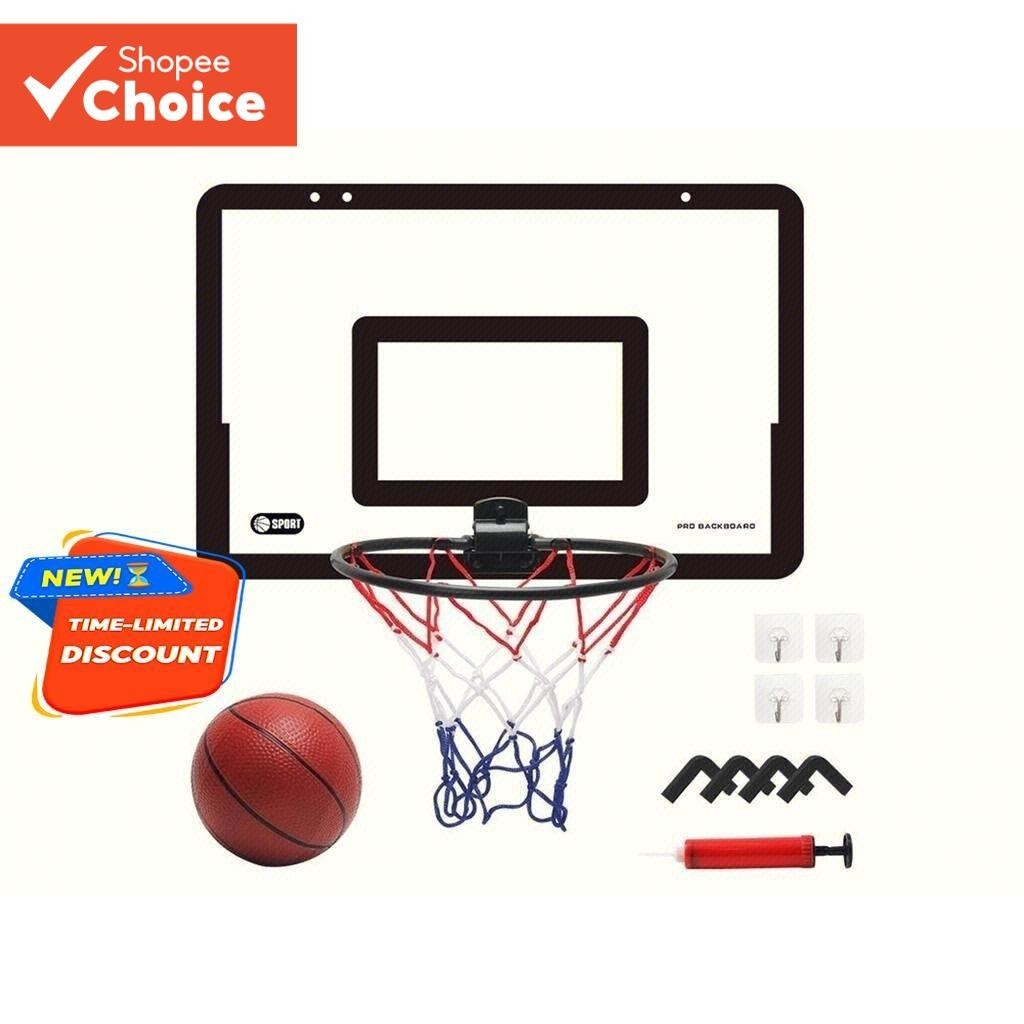 Crianças transparente placa de basquete dobrável suporte de basquete pendurado basquete placa de basquete Indoor tiro br