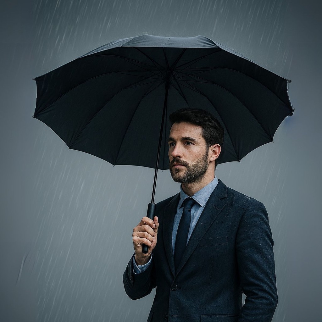 Guarda Chuva Grande Reforçado Original Preto Dobravél SZJ-065
