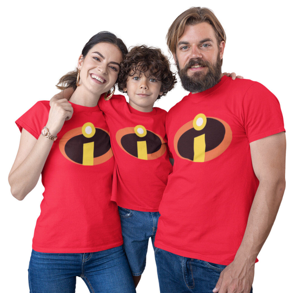 Camiseta Camisas Os Incriveis  Monte seu Kit Familia - VALOR DE 1 PEÇA