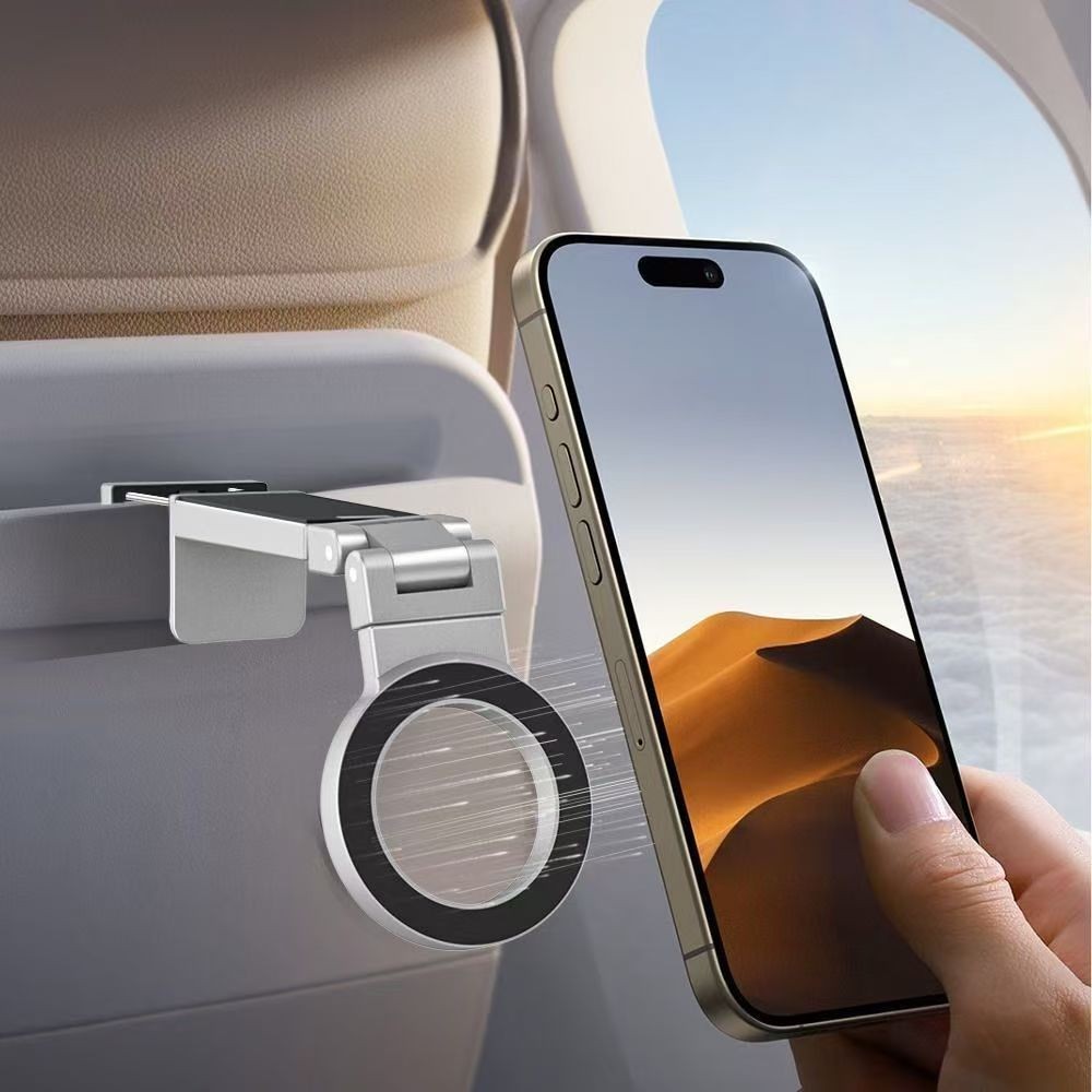 Suporte Magnético Para Telefone 360 ° Rotação De Viagem Dobrável Portátil Avião Amigável Móvel Montagem Do Painel Carro 