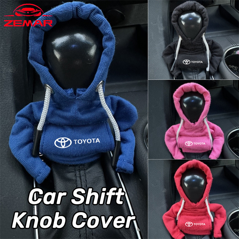 Tampa Do Botão De Mudança De Carro Toyota Com Capuz Criativo Universal Alça Da Alavanca Marcha Para Corolla Cross Hilux SW4 RAV4 Yaris Sedan Hatch Etios