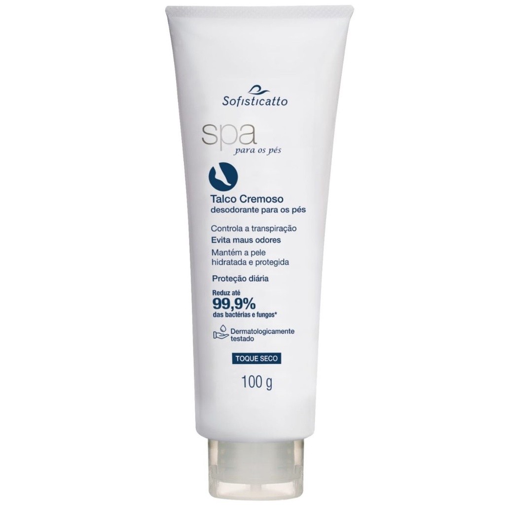 Creme Desodorante de Pé Elimina Chule Fungos Mau Odores