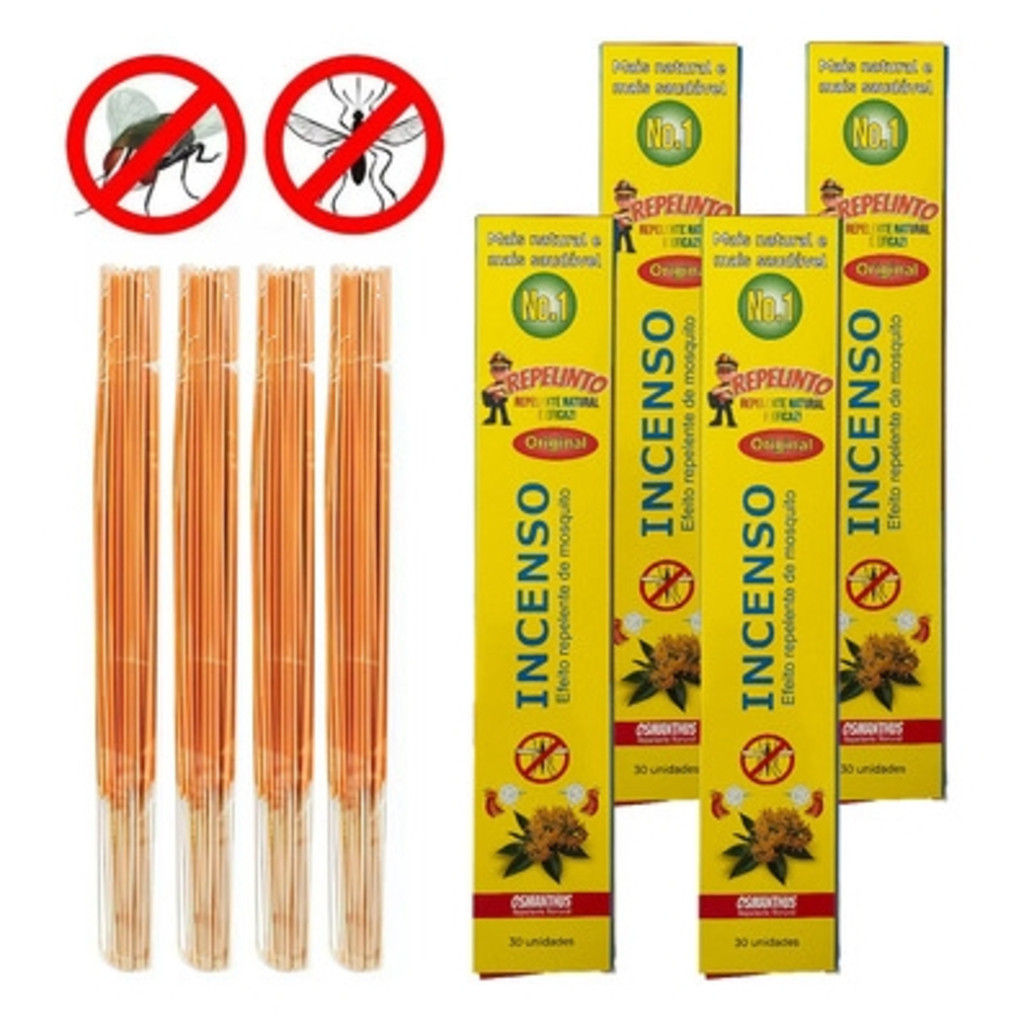Fragrância Osmanthus: 90 Palitos Incenso Repelente Mosquito/Moscas - 3 Caixas (S016)