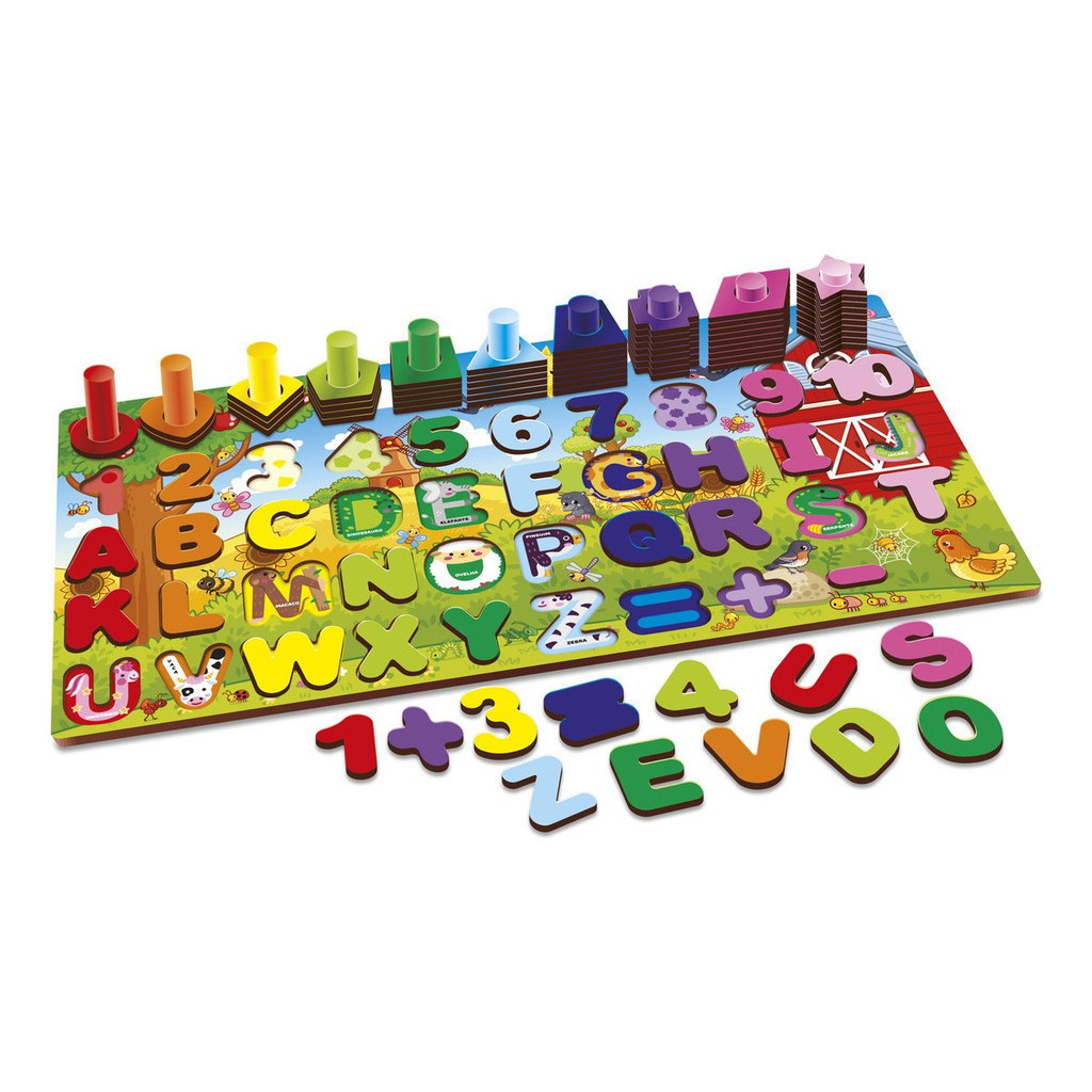 Jogo Educação Infantil-educa Montessori-105 Peças
