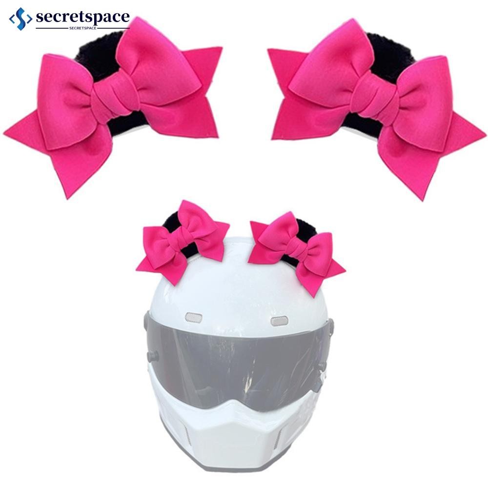 SECRETSPACE 2Pcs Capacete De Motocicleta Decoração Orelhas De Borboleta Para Passeio Acessórios C2V3