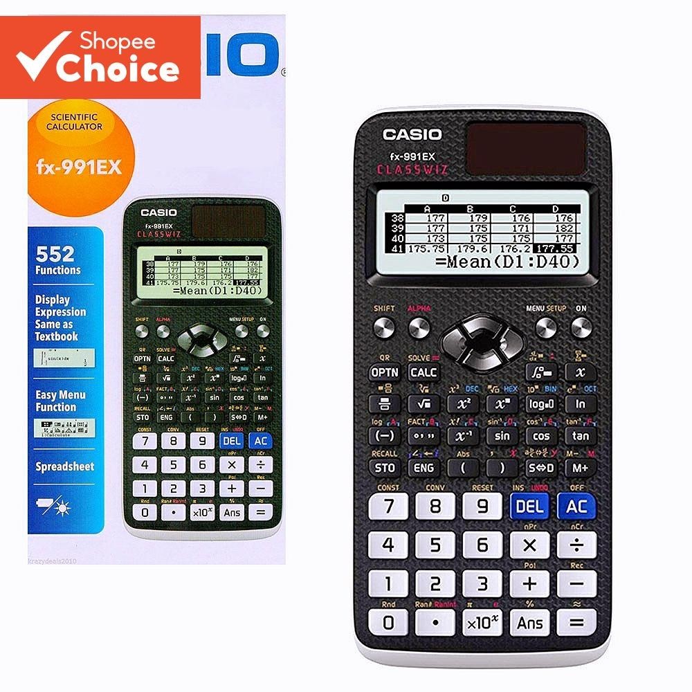 Calculadora Científica Casio FX-991EX 240 Funções Presente Ideal Para Férias Ou De Volta Às Aulas