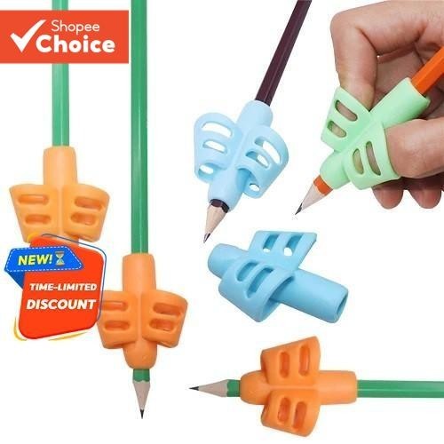 Conjunto De Adaptador De Escrita De 3 Peças-Suporte Ergonômico Para Dedo , Treinador De Lápis Crianças Com Autismo , À M