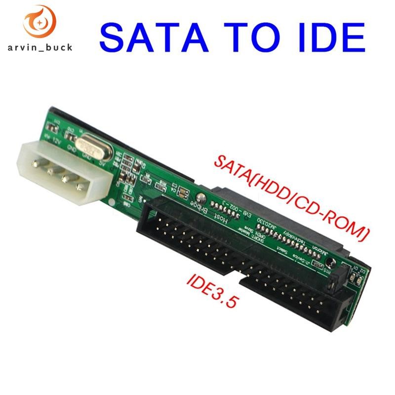 Sata Para IDE Adaptador Conversor 2.5 Fêmea 3.5 Polegada Macho 40 Pinos Porta 1.5 Gbs Suporte 133 100 HDD CD DVD