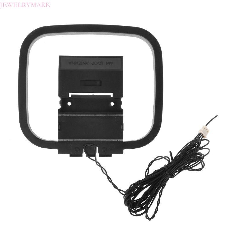 Antena Judeu FM AM Loop Substituição 2 Pinos 3PIN 3 5MM Fio Desencapado Para Sistemas Receptores AV Domésticos