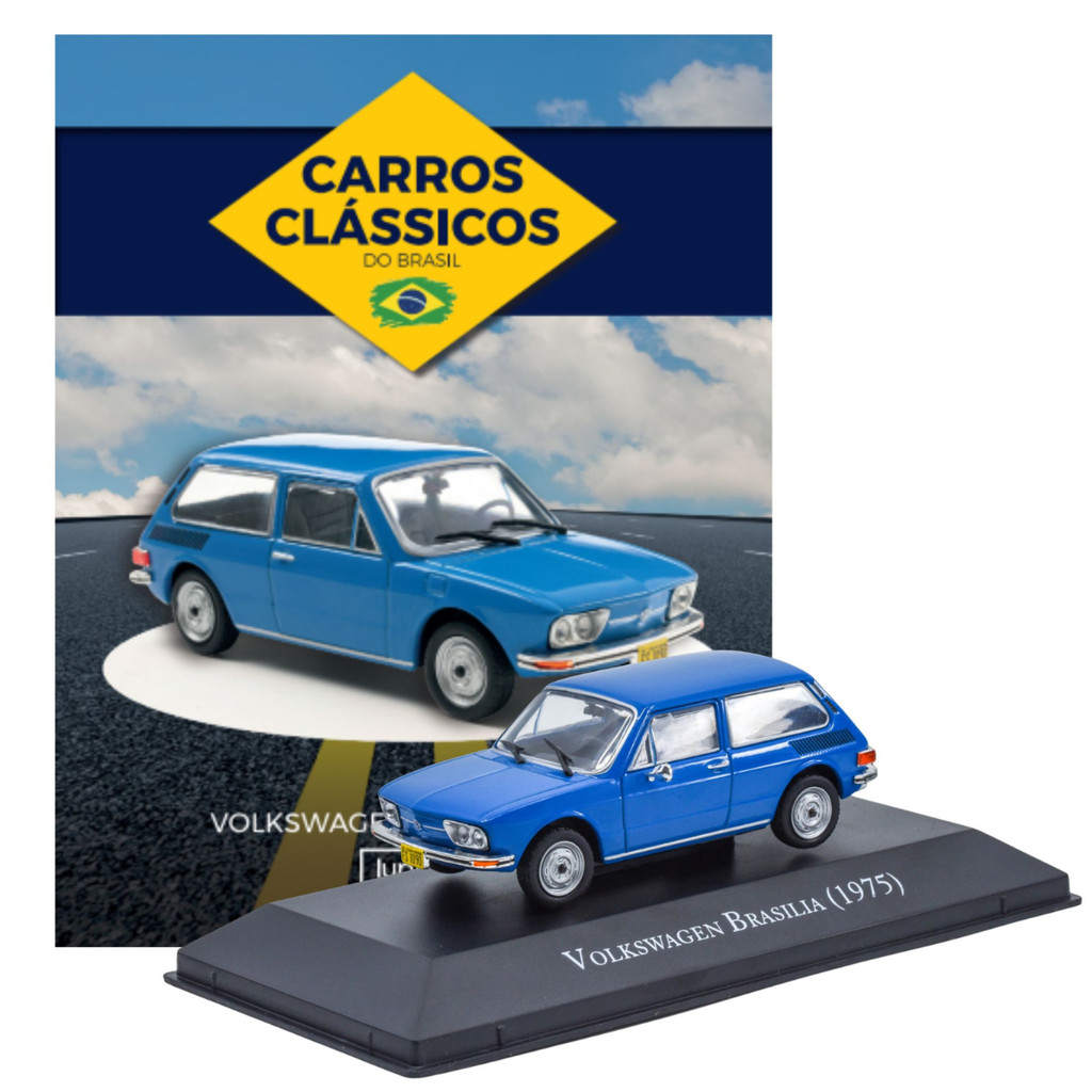 Coleção Carros Clássicos do Brasil: Volkswagen Brasília (1975) - Edição 33