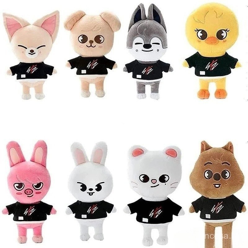 Skzoo Plush Toys KPOP Stray Kids Estrela Cartoon Animal Stuffed Doll Brinquedo De Pelúcia Boneca Presentes Infantis