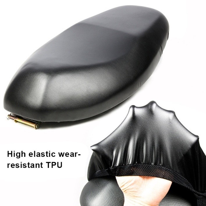 Protetor de assento flexível universal de motocicleta de tampa elástica de plástico forte