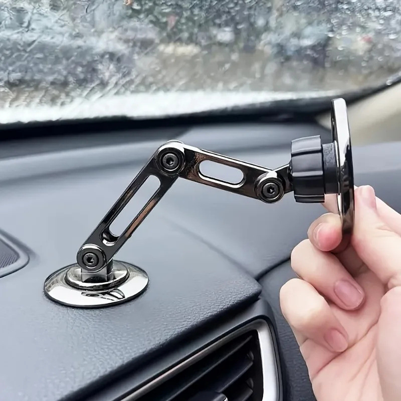 1pc Suporte Universal Do Telefone Carro , Montagem Na Parede Magnética Com Design Rotativo Material Impermeável PC Compa