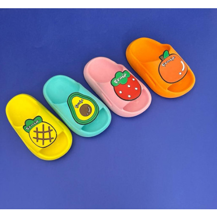 Chinelo Nuvem Fruta Slide Infanto Juvenil Garota Fashion