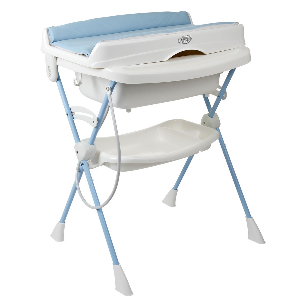 Banheira Splash+ Baby Blue Burigotto Com Trocador E Redutor