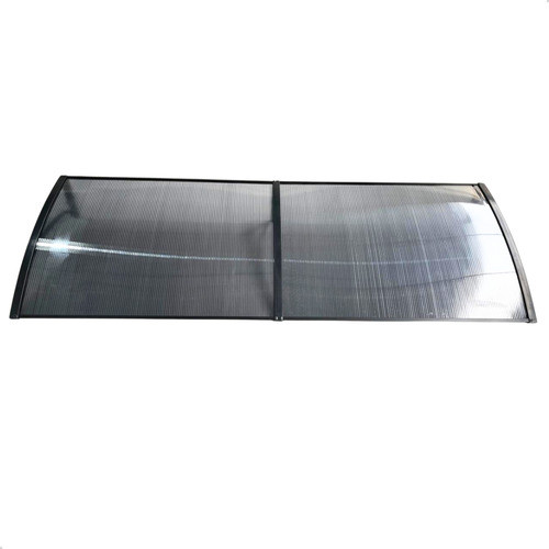 Toldo Policarbonato Modular 1.20x50cm Cobertura Portas E Janelas Proteção UV