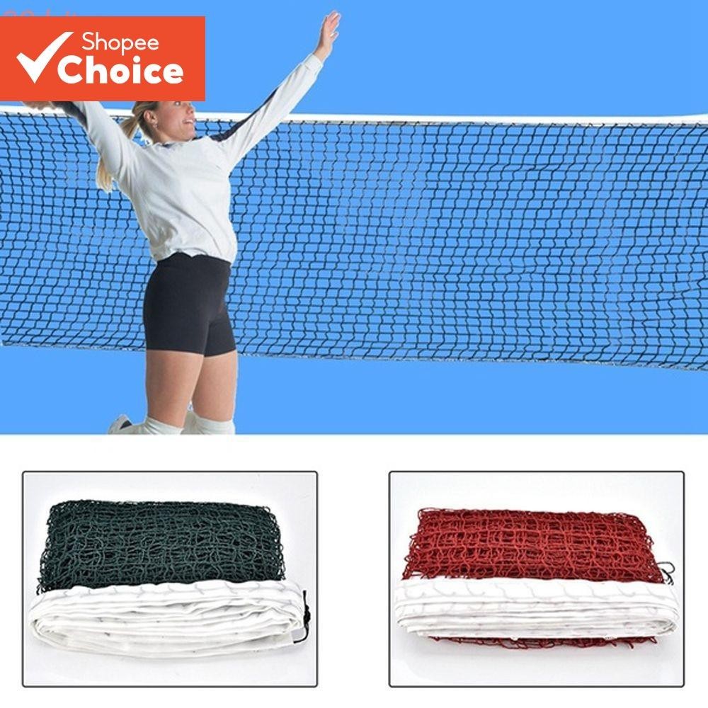 Rede De Badminton Vermelha E Verde Durável Esportes Internos/Externos Verão Diversão Portátil Doméstico