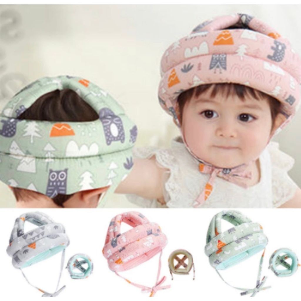Capacete Bebê Proteção para os Primeiros Passos – Envio Imediato, Ajustável e Anti-colisão