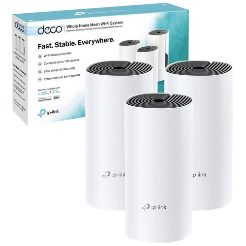ROTEADOR TP-LINK DECO M4 PACK3 AC1200 MESH WI-FI SYSTEM